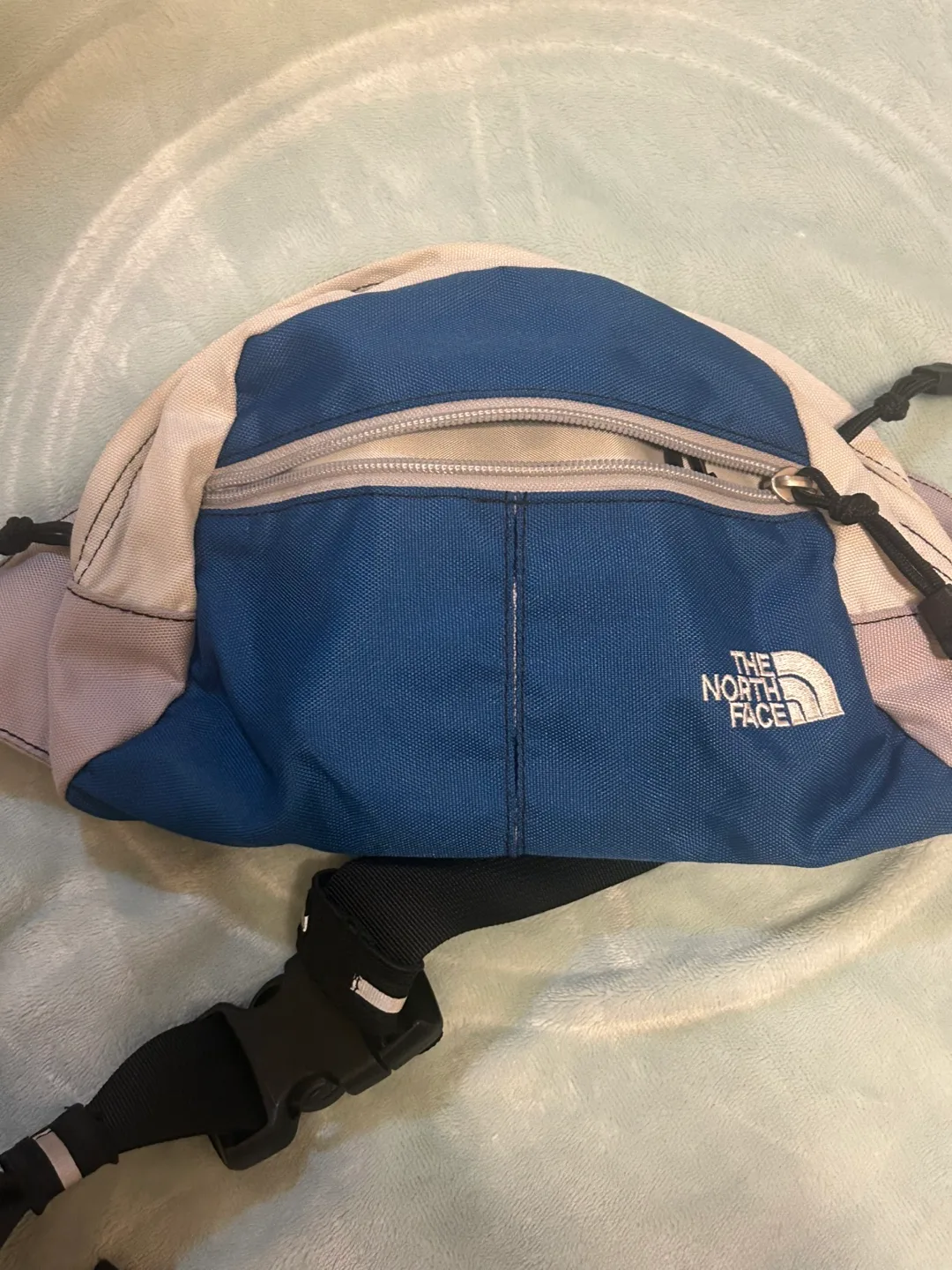 The North Face Blue and Grey Waist Bag image indicator(2)