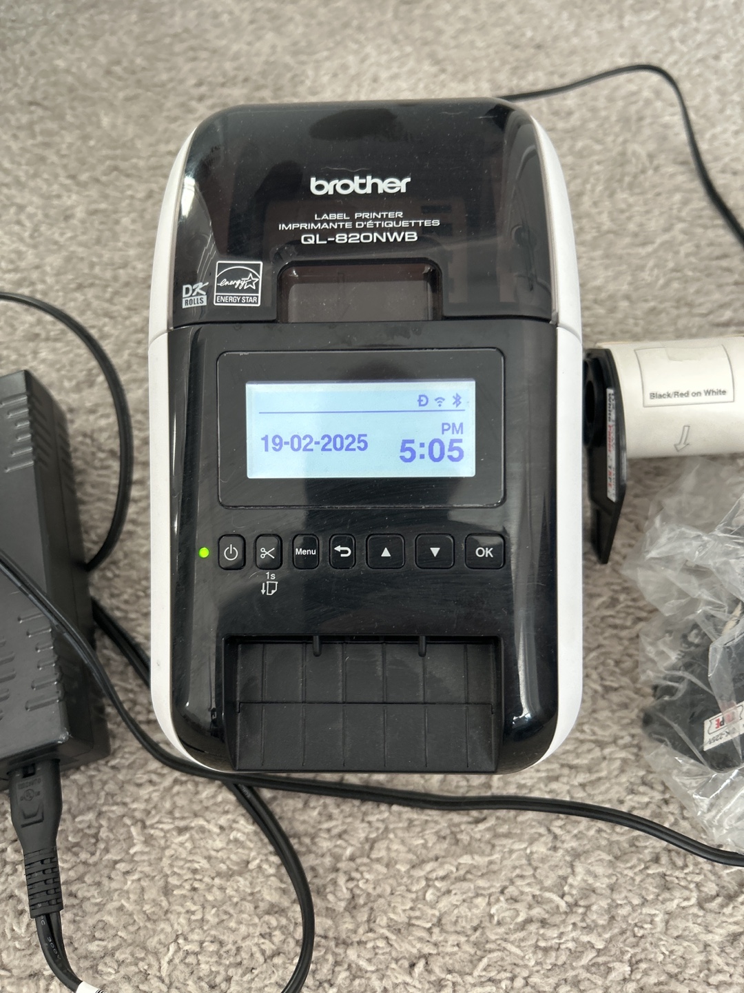 Brother QL-820NWB Label Printer with Extra Tape - photo 2