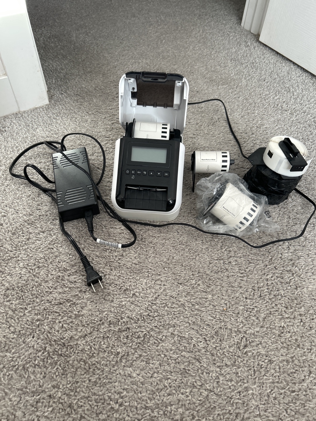 Brother QL-820NWB Label Printer with Extra Tape