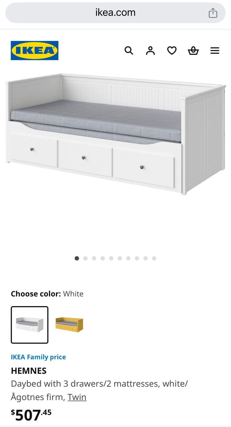 IKEA Hemnes Day Bed with double mattress worth $575 - photo 2