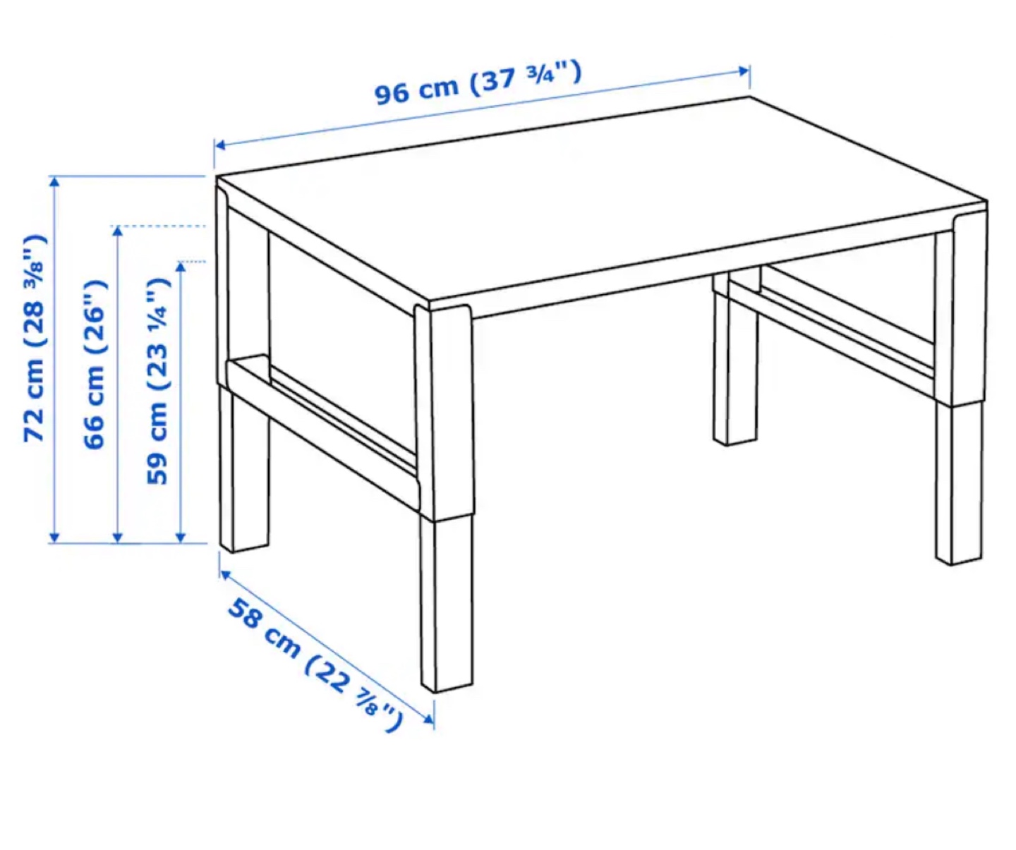 IKEA PÅHL Desk White - photo 2
