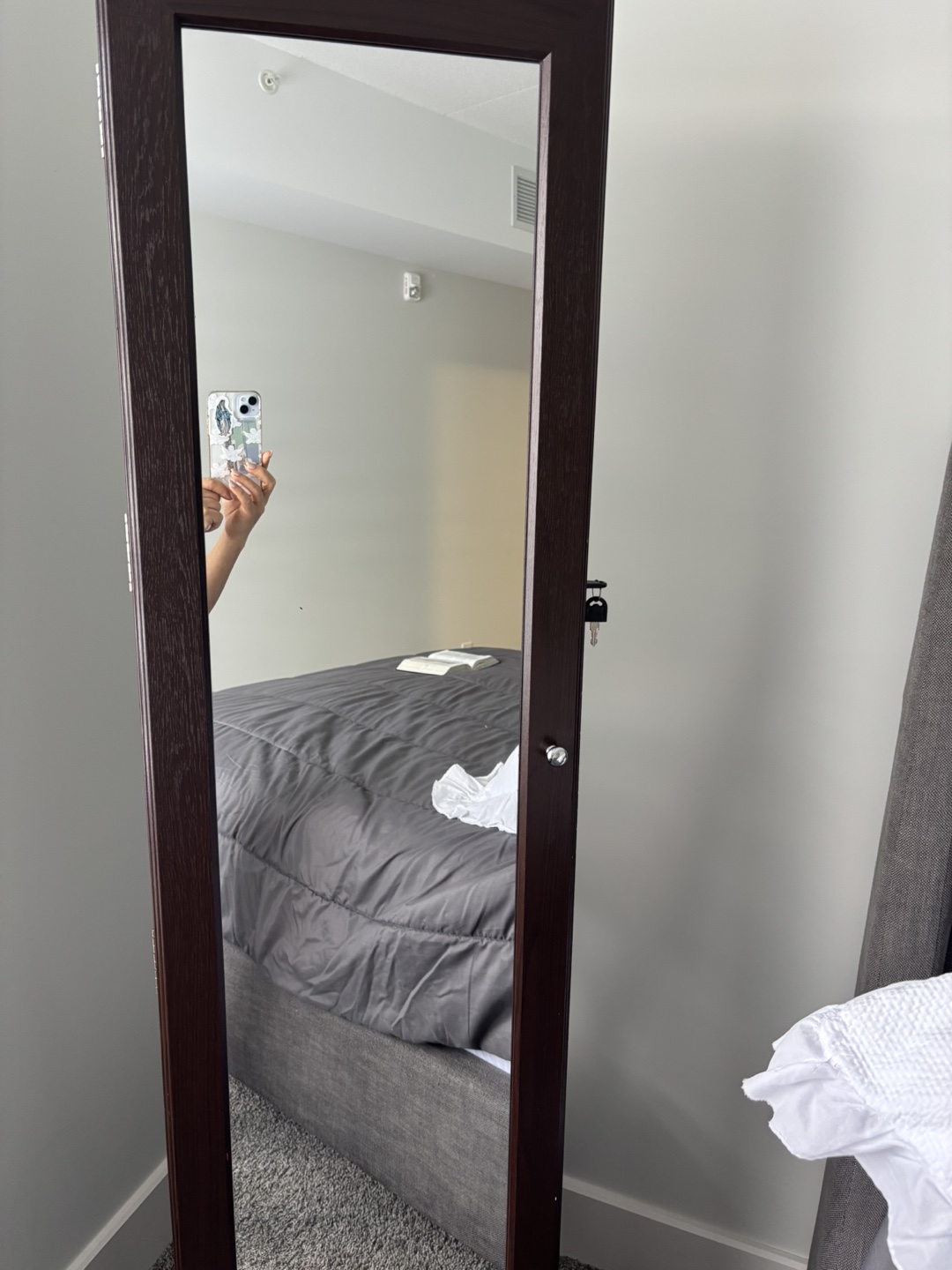 Full-length Mirror Jewellery Armoire