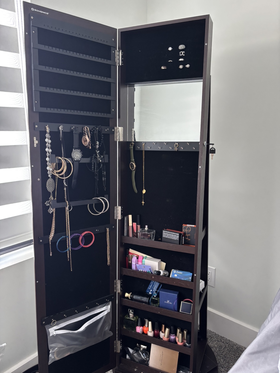 Full-length Mirror Jewellery Armoire - photo 2