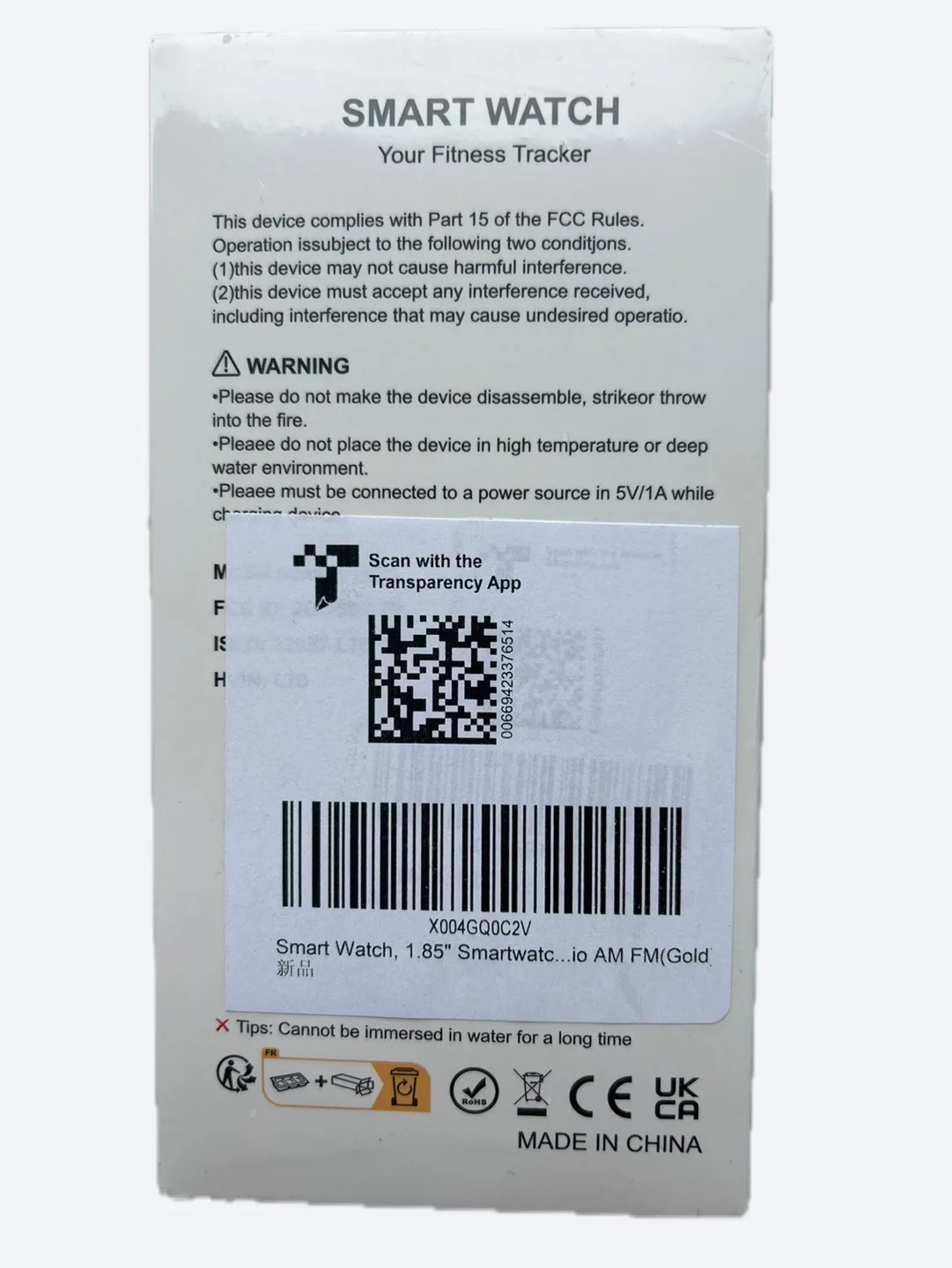 Brand New Smartwatch Fitness Tracker - 1.85 inch Screen image indicator(2)