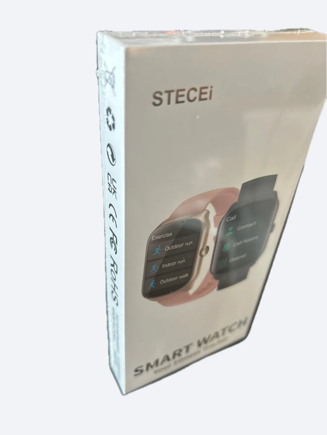 New STECEI Smart Watch Fitness Tracker - Pink & Black image indicator(3)