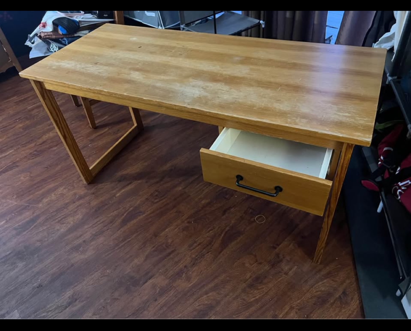 Wooden Desk with Drawer
