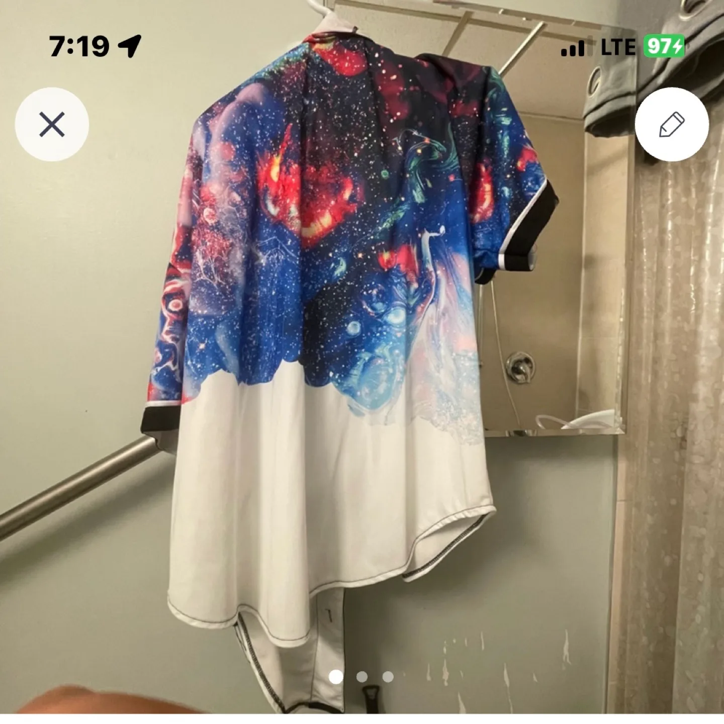 Galaxy Printed Baseball Shirt image indicator(2)