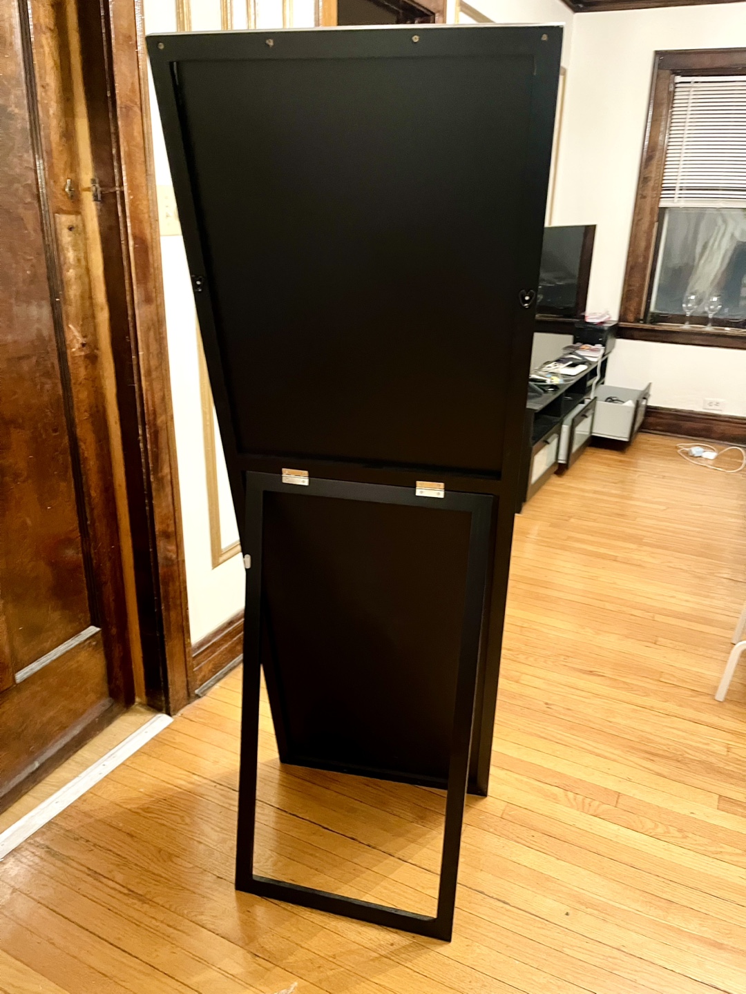 Full Length Leaner Mirror with Wooden Frame - photo 4