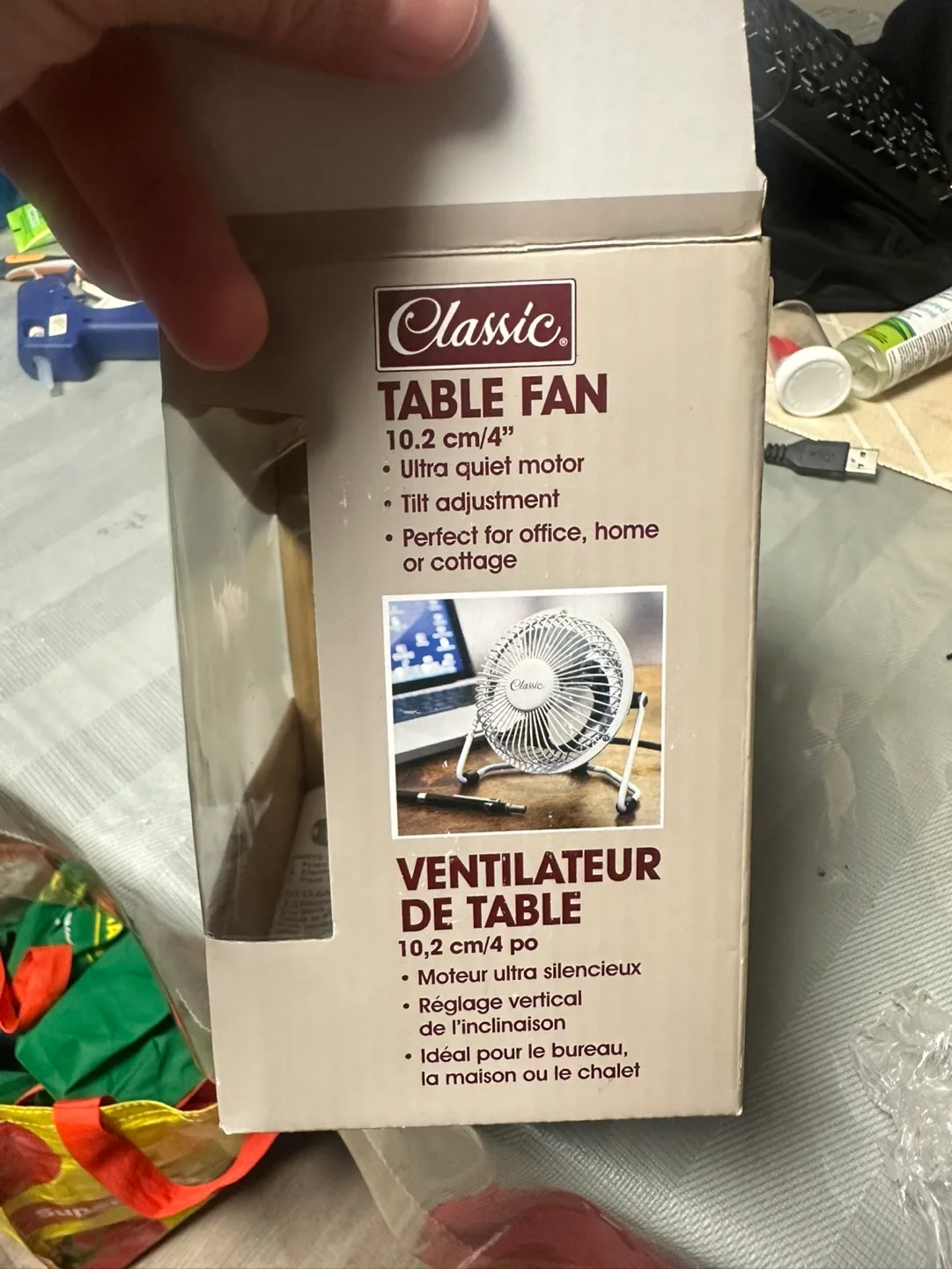 Classic 10.2 cm/4" Table Fan - Black image indicator(5)