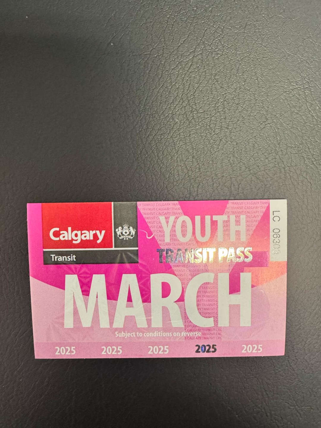 Calgary Transit Youth Pass - March 2025