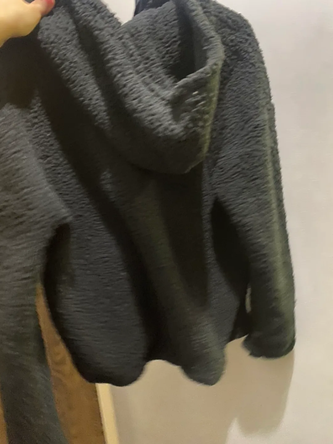 George Women's Black  Fleece Hoodie Size M image indicator(5)