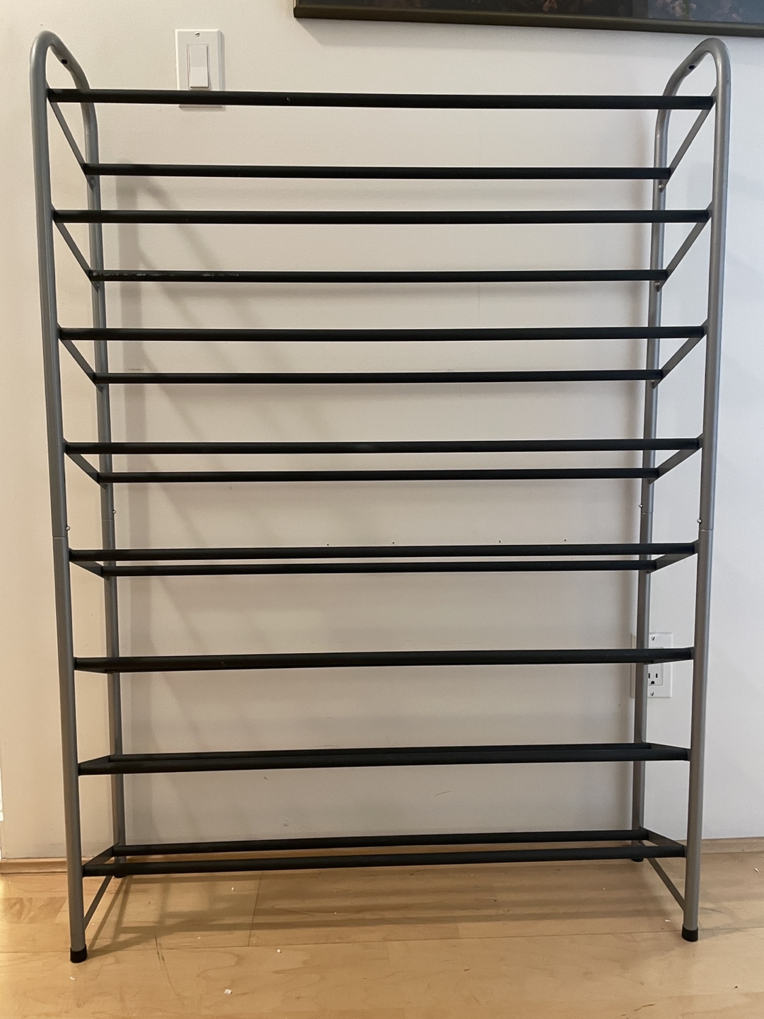Metal 8-Tier Shoe Rack - photo 2