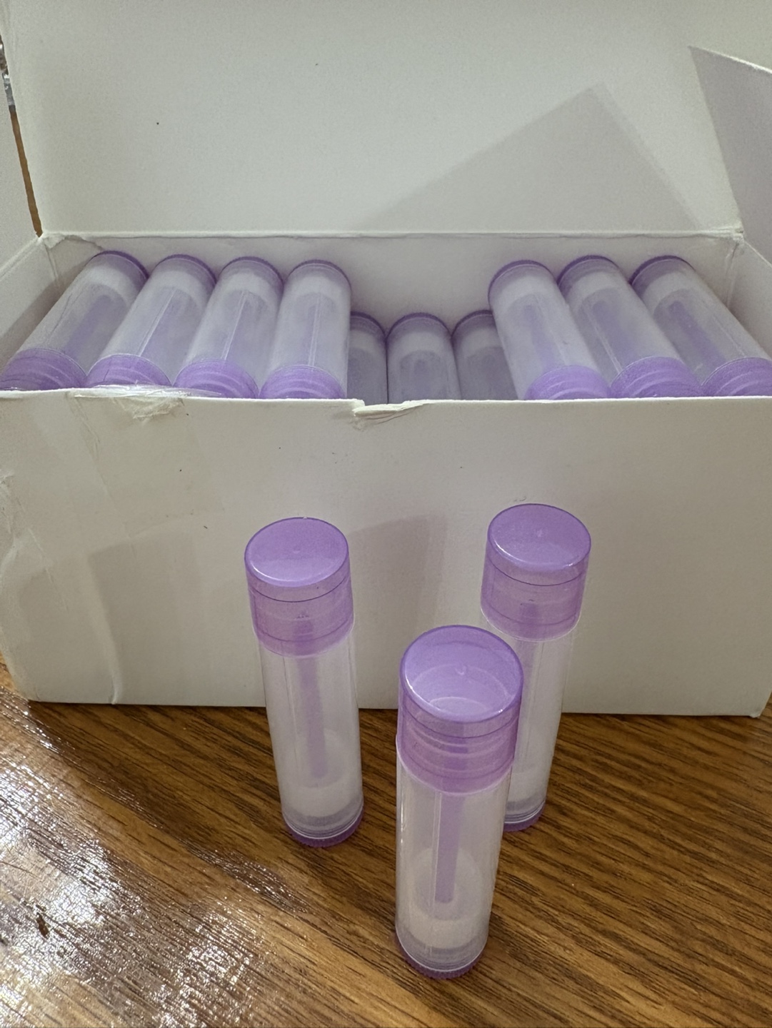 Bulk Lip Balm Tubes - Lavender Purple