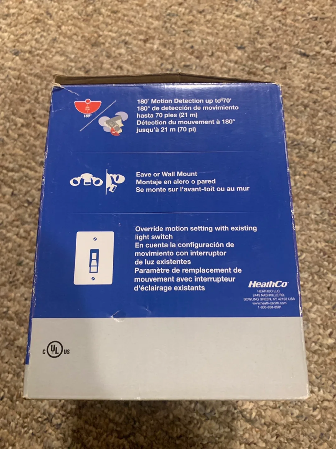 Heath Zenith Motion Activated Outdoor Dual Head Light image indicator(2)