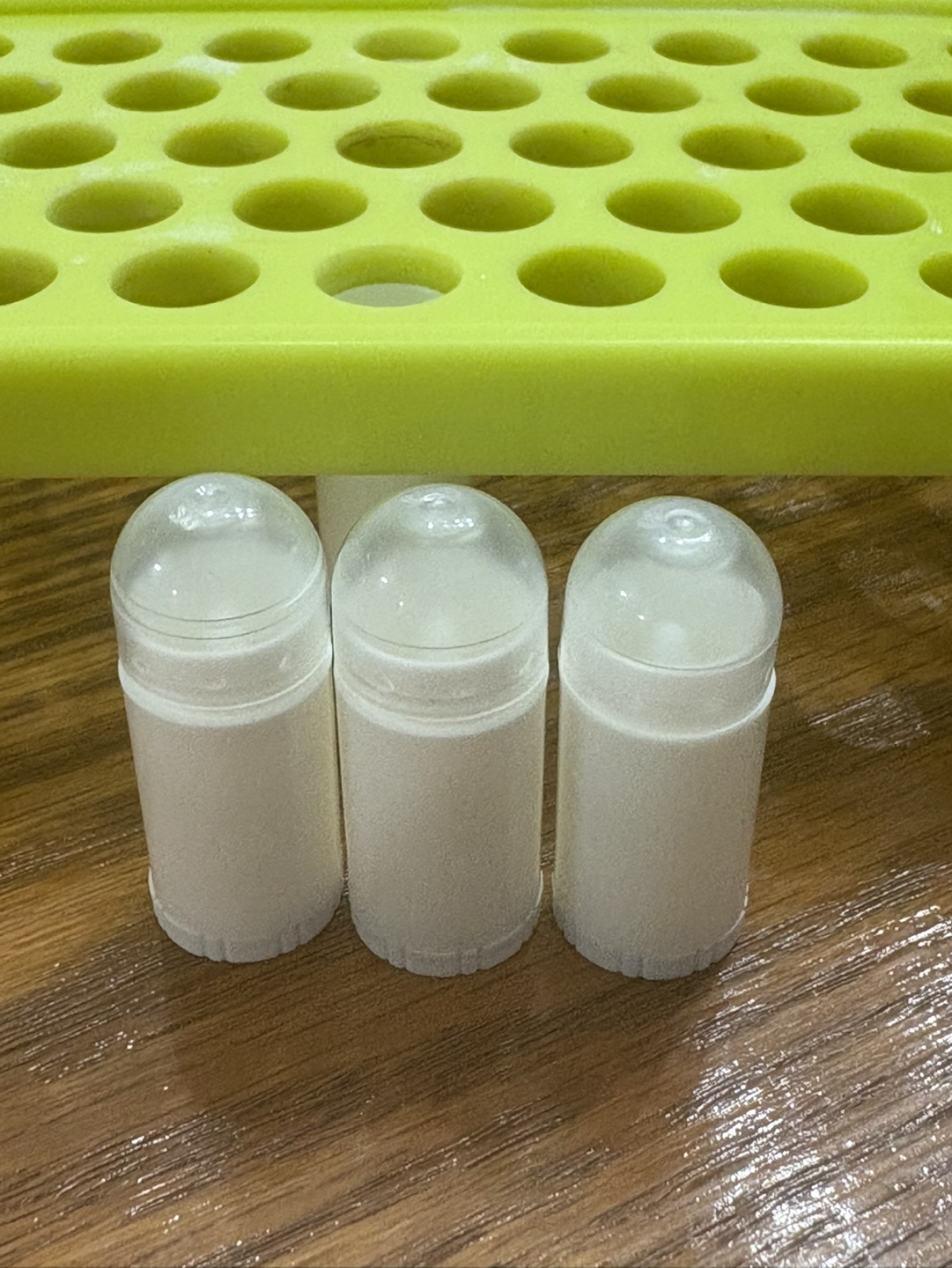 Short lip balm tubes