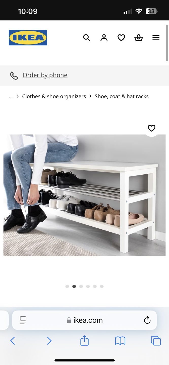 IKEA Shoe Rack Bench - photo 2