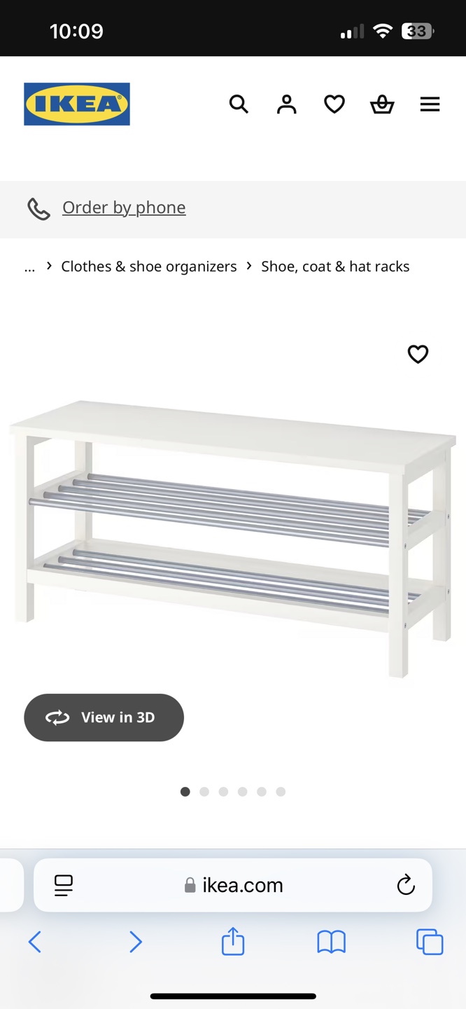 IKEA Shoe Rack Bench