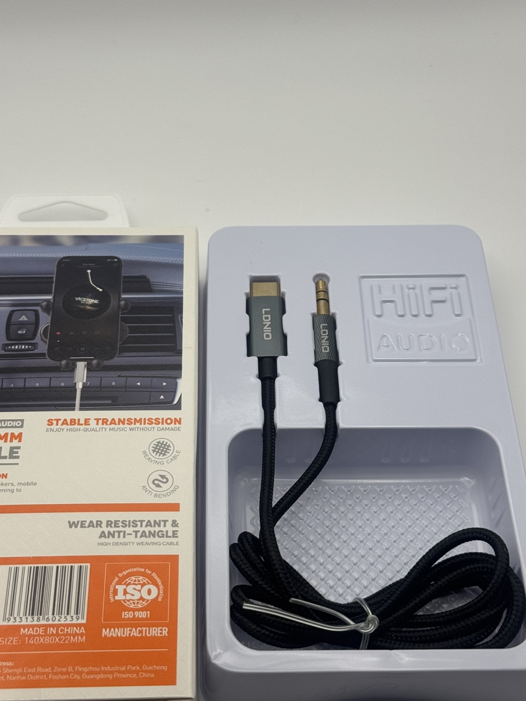 LNIO LS-Y91c USB-C to 3.5mm Audio Cable - 1M - photo 3