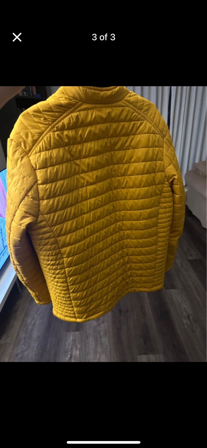 Mustard Yellow Quilted Jacket - photo 2