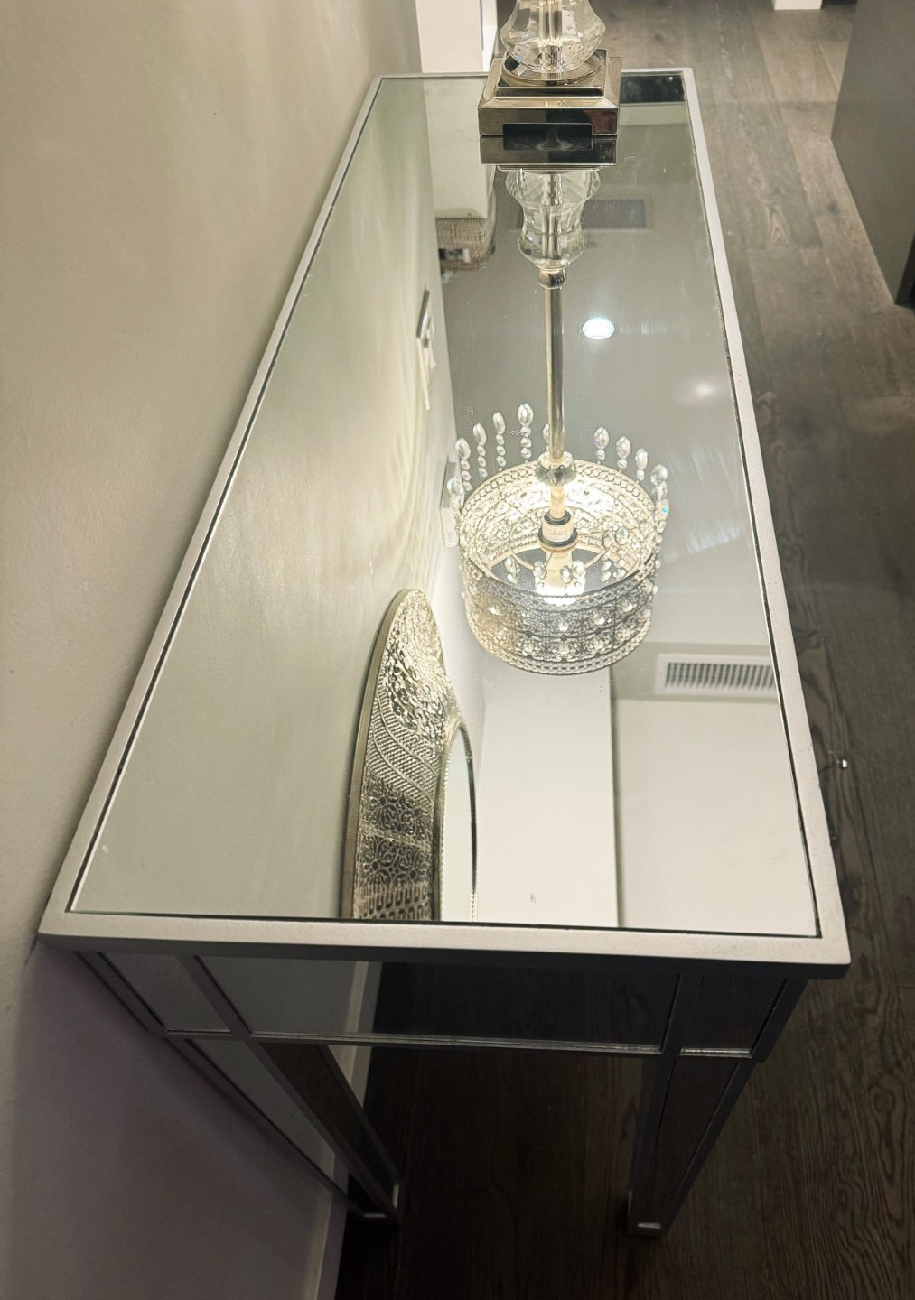 Mirrored Vanity Table with Two Drawers - photo 3