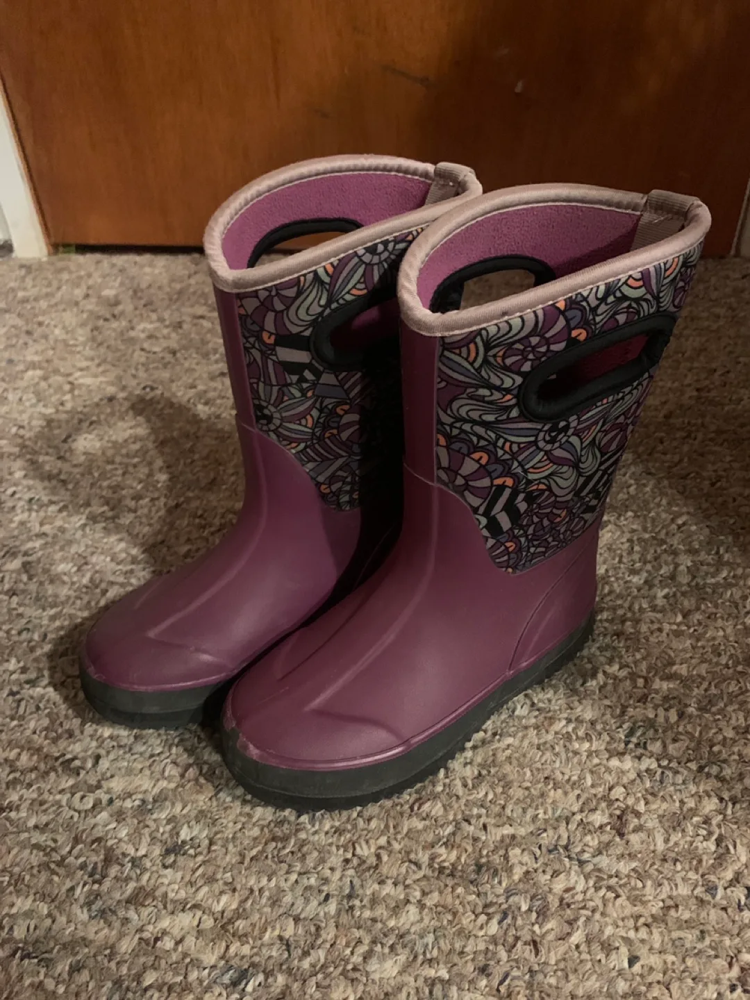 Bogs Kids' Snow Boots Size 12 Purple image indicator(2)