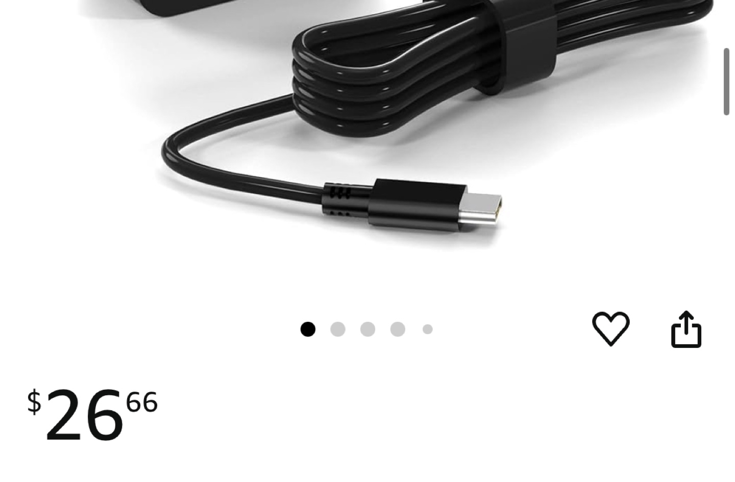 65W USB-C Laptop Charger for Asus Chromebooks - photo 2