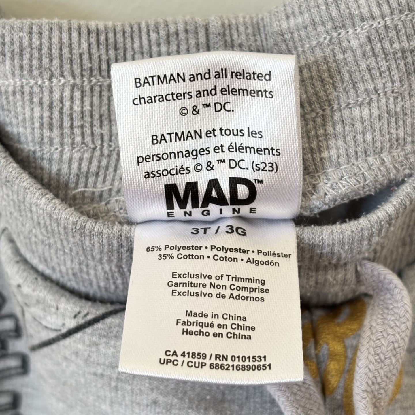 Toddler Boy's Batman Joggers - Size 3T - photo 4