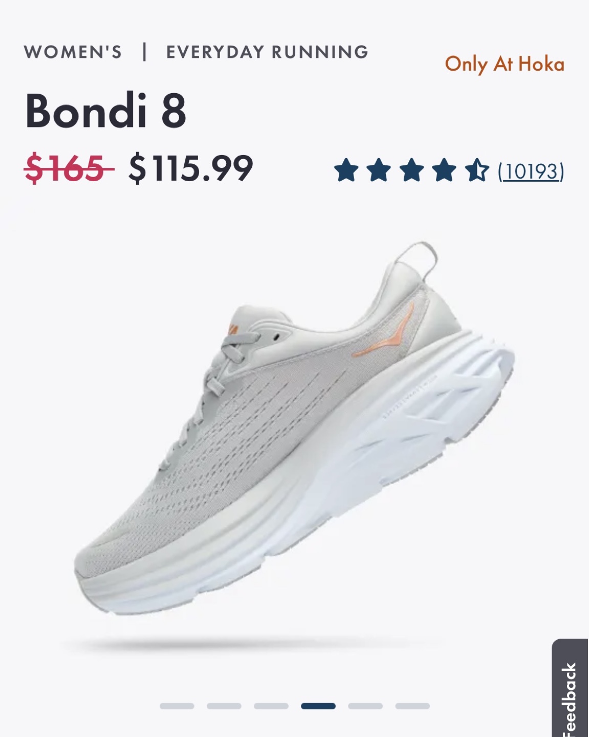 Hoka Bondi 8 Women's Running Shoes - Size 6 - photo 4