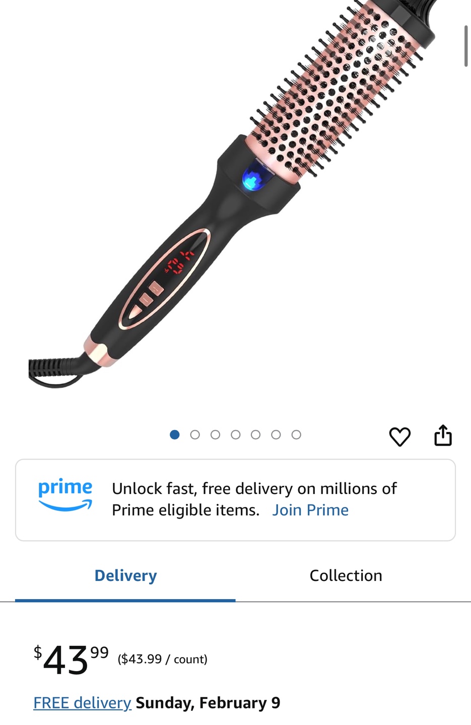 Hywesteger Curling Iron Thermal Brush 1.5 inch - photo 3