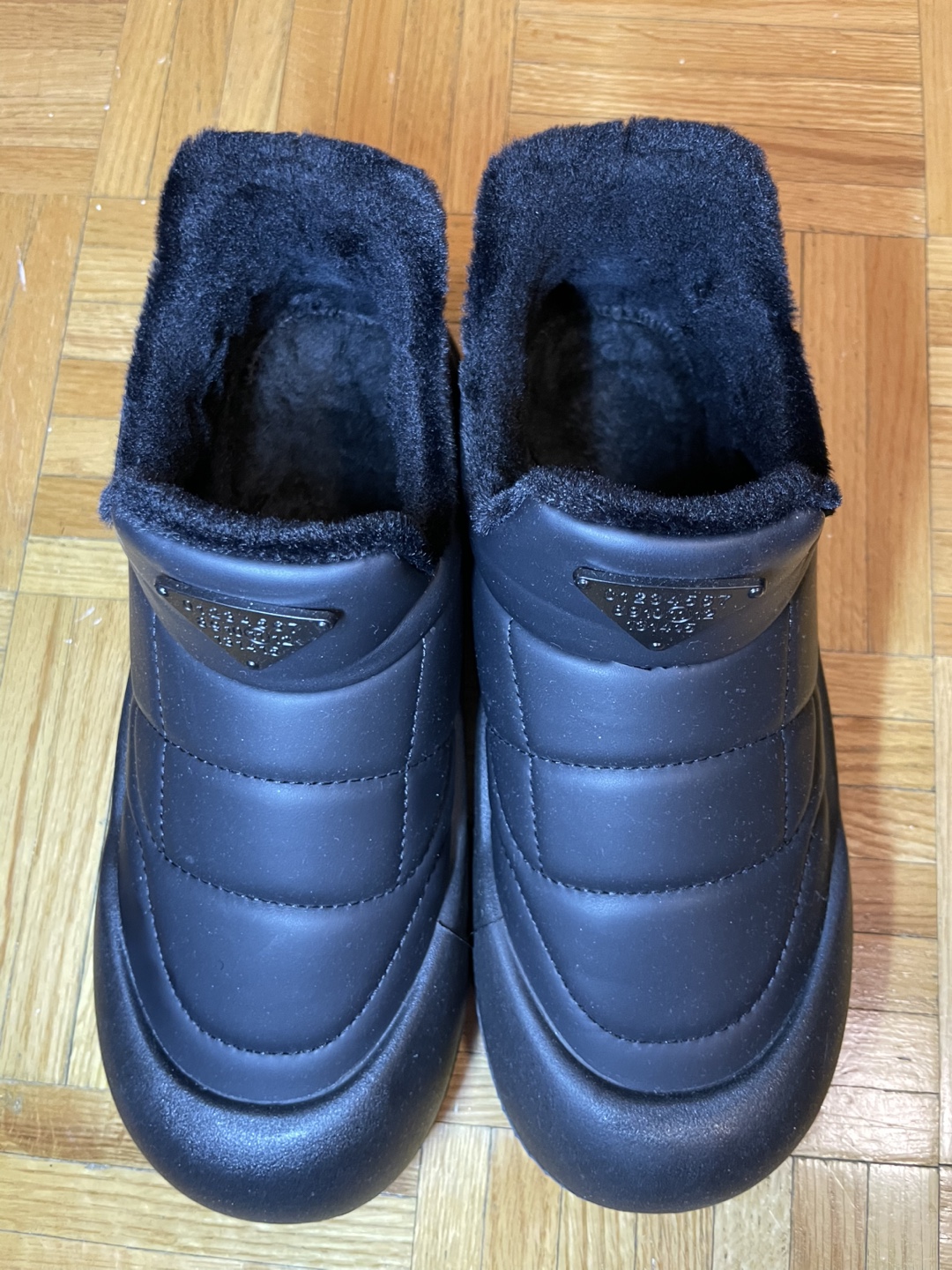 Black quilted winter boots - photo 5