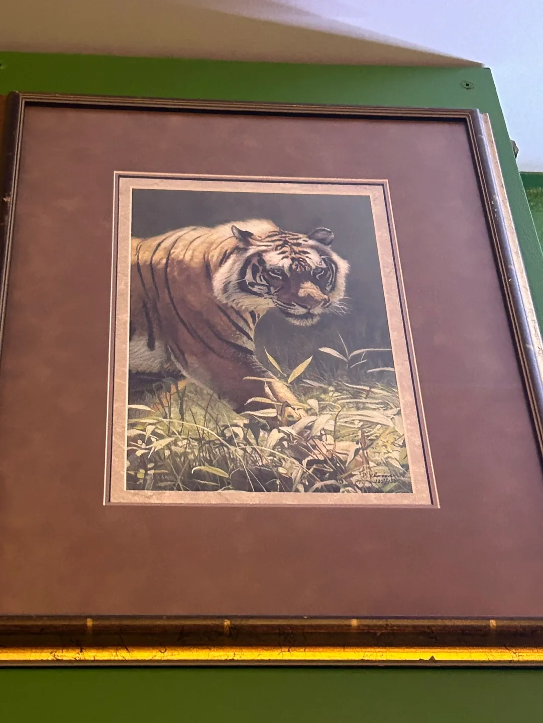 Tiger Themed Decor Bundle: Paintings, Plates & Plush image indicator(9)