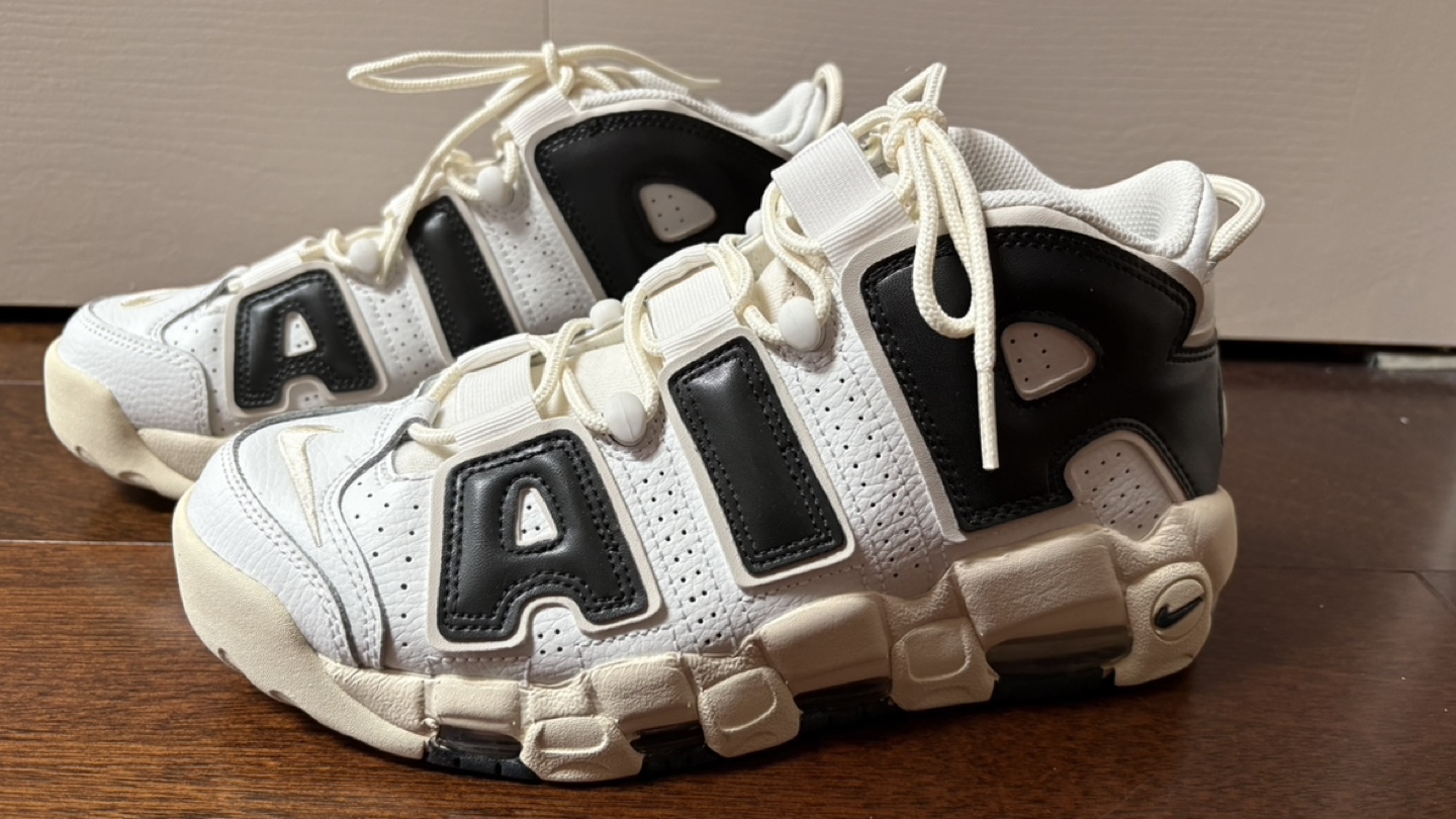 Nike Air More Uptempo 'White/Black' - photo 2