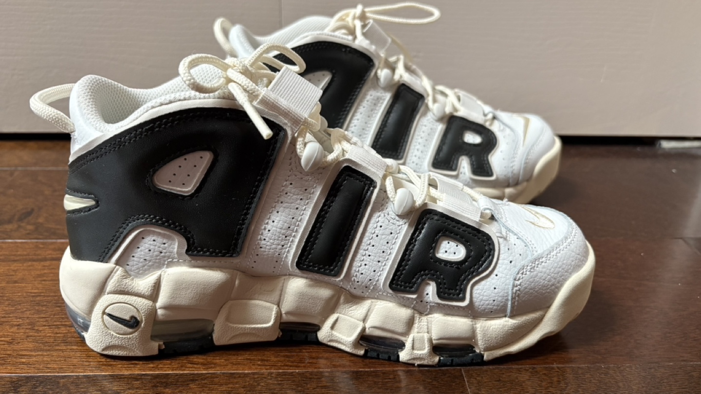Nike Air More Uptempo 'White/Black' - photo 3