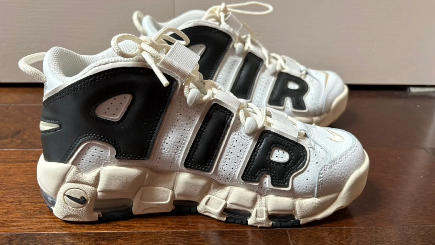 Nike Air More Uptempo 'White/Black' image indicator(3)