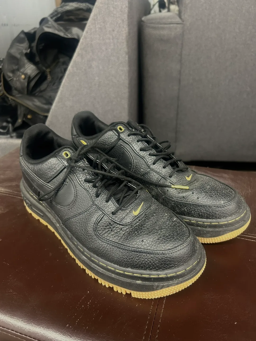 Nike Air Force 1 Low Black Gum Men's Shoes image indicator(2)