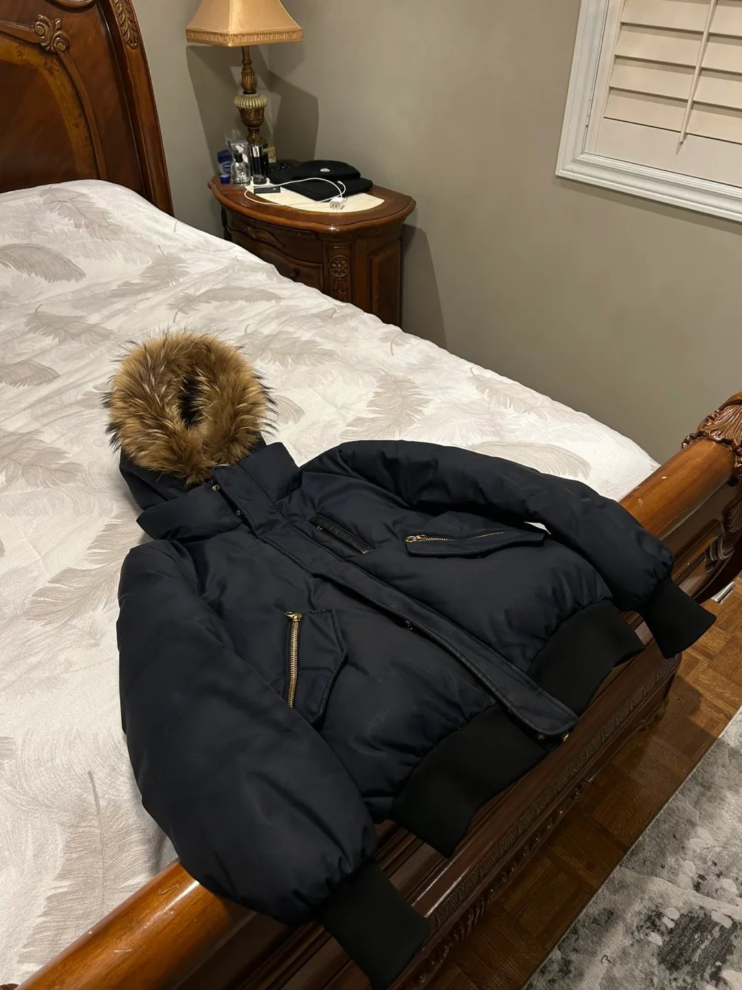 Mackage bomber jacket size 40 image indicator(2)