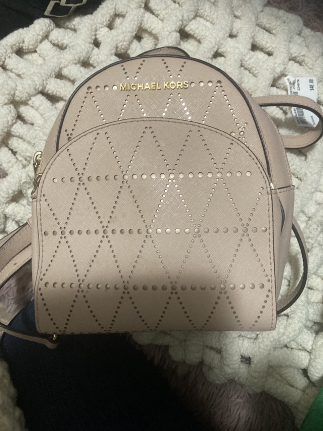 Michael Kors Mini Backpack - Blush Pink
