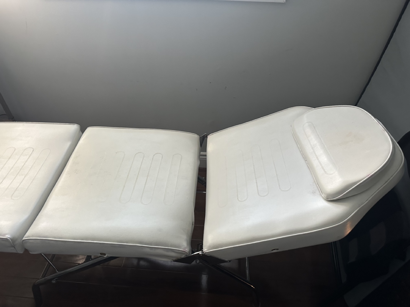 White 3-Section Portable Massage Table