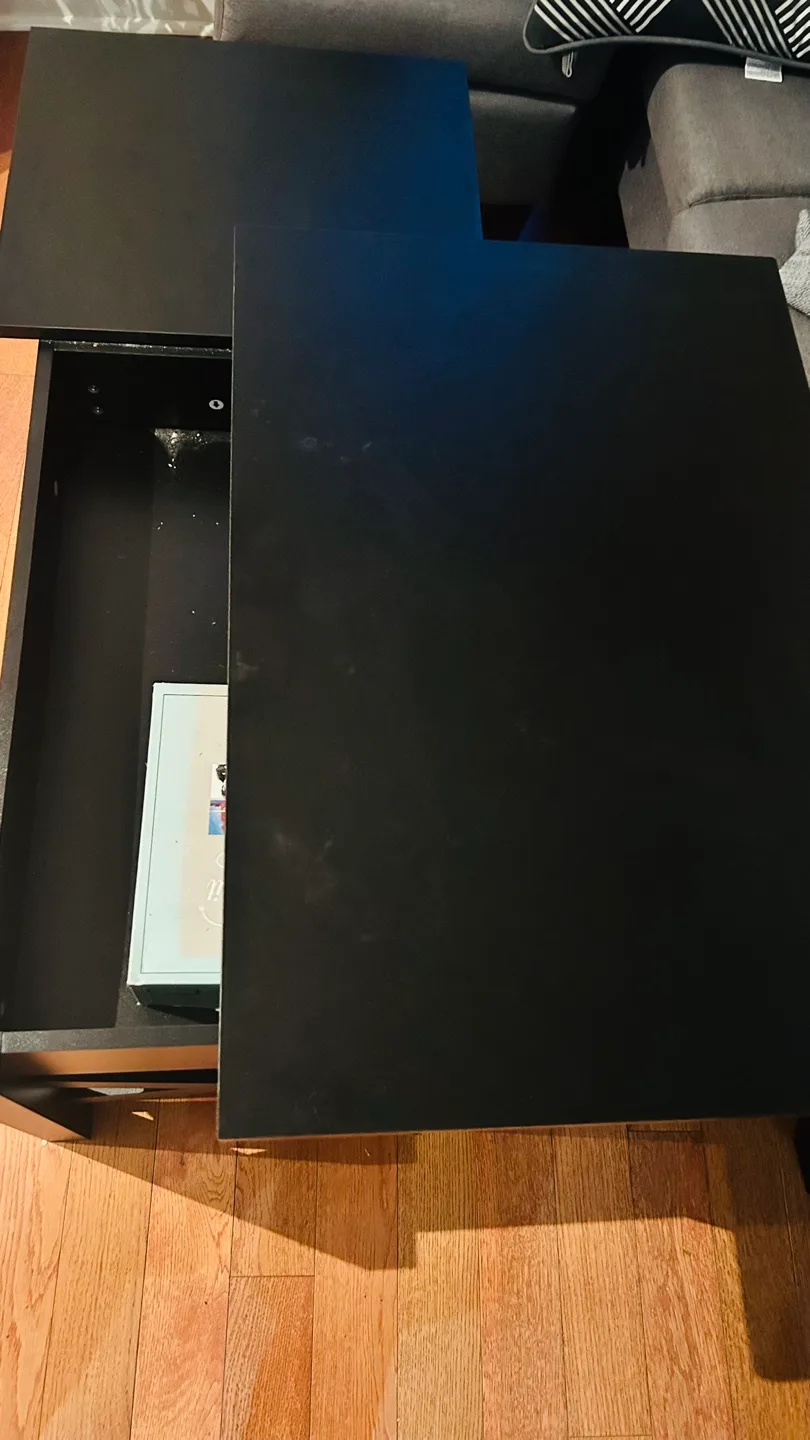 Black Lift Top Coffee Table with Storage image indicator(4)