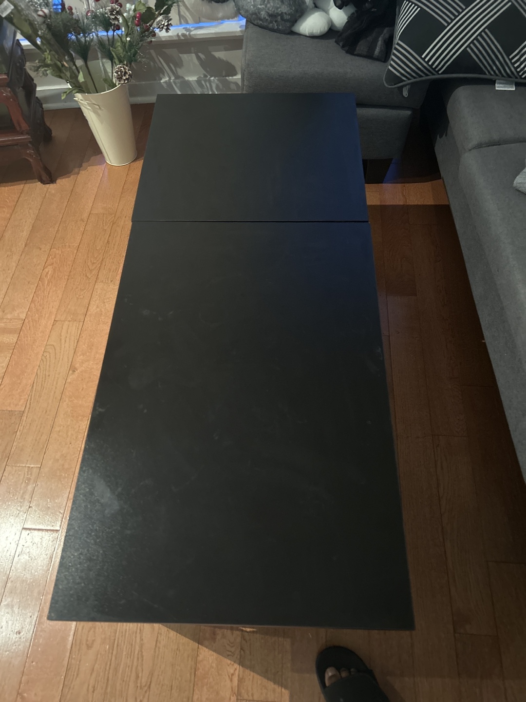 Black Lift Top Coffee Table with Storage - photo 3