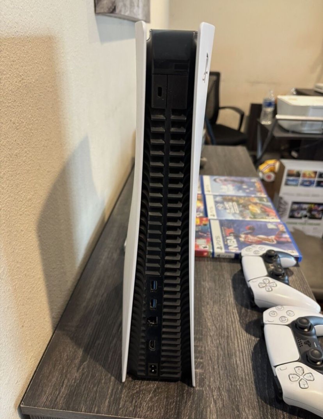 PS5 Console with 2 Controllers and 6 Games - photo 3
