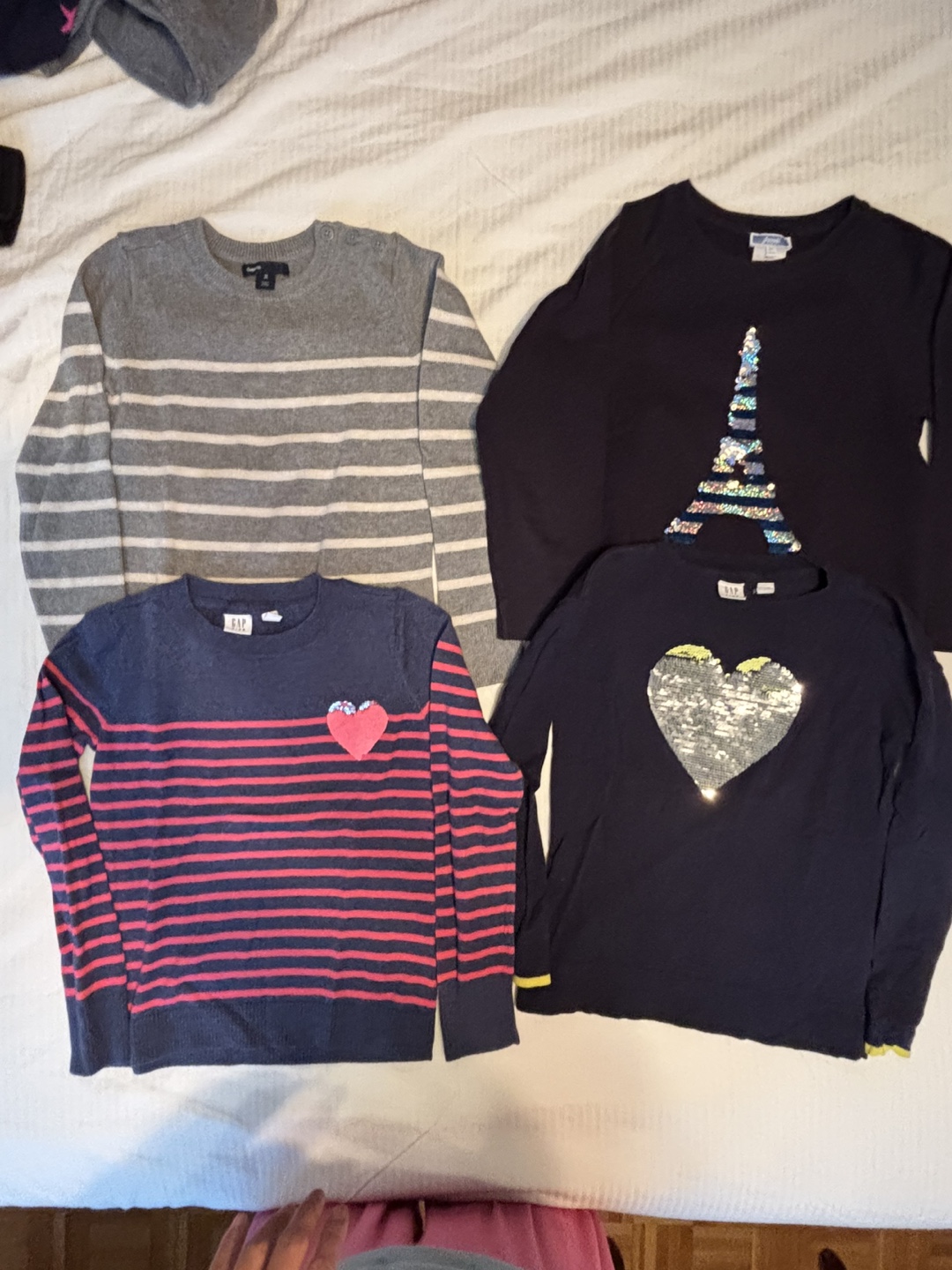 Girls' Size 6-7 Gap Sweaters - 4 Pack