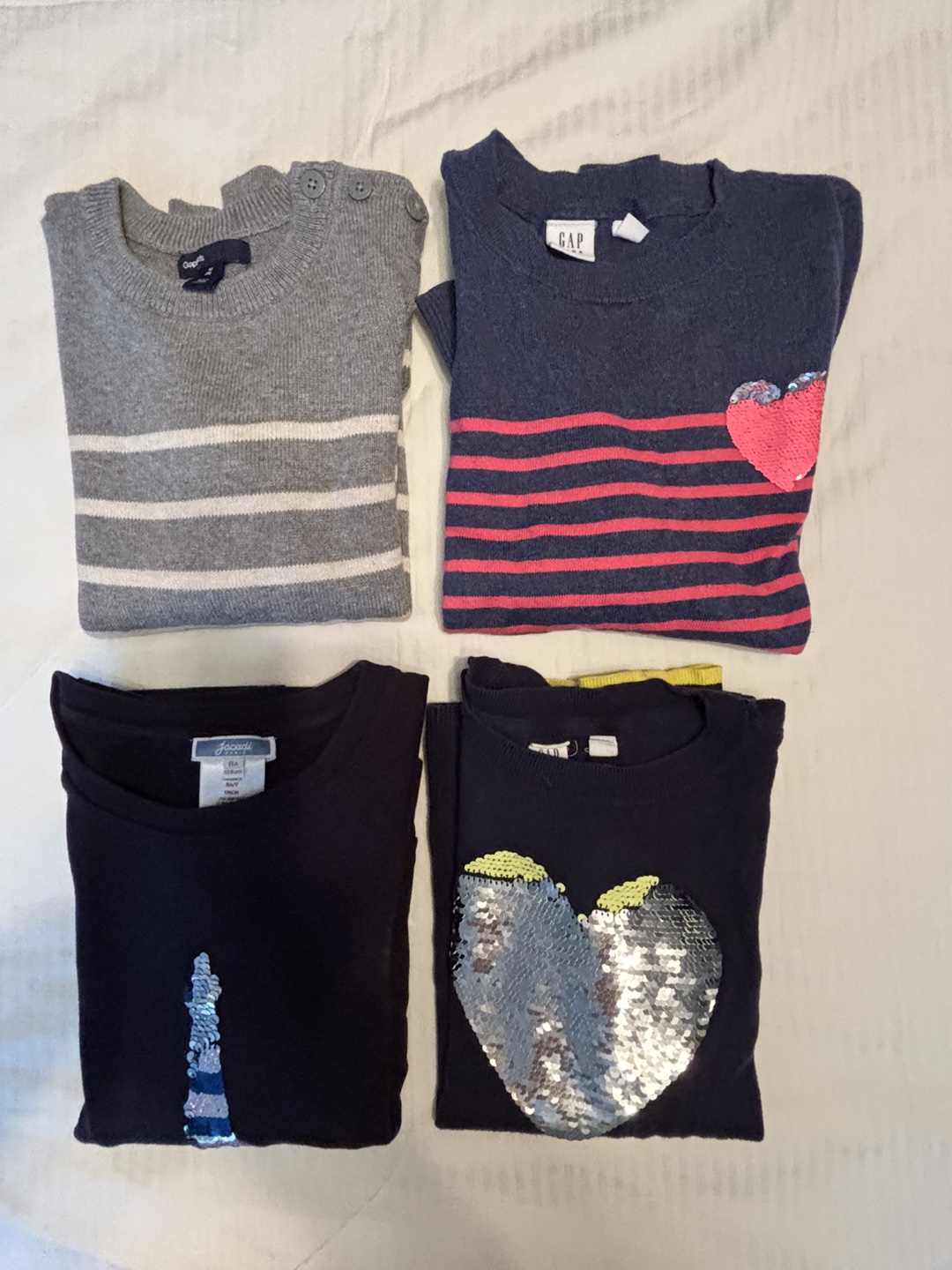 Girls' Size 6-7 Gap Sweaters - 4 Pack - photo 3