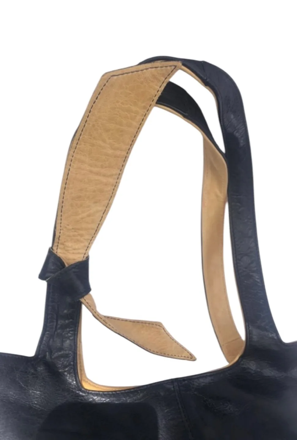 Leather Black and Beige New Purse image indicator(5)