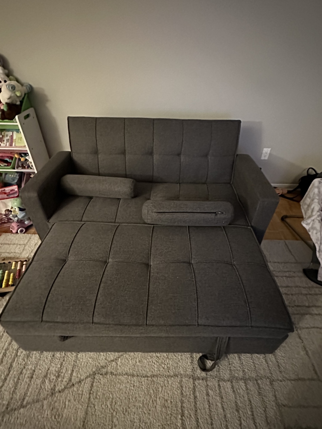 Grey Futon Sofa Bed