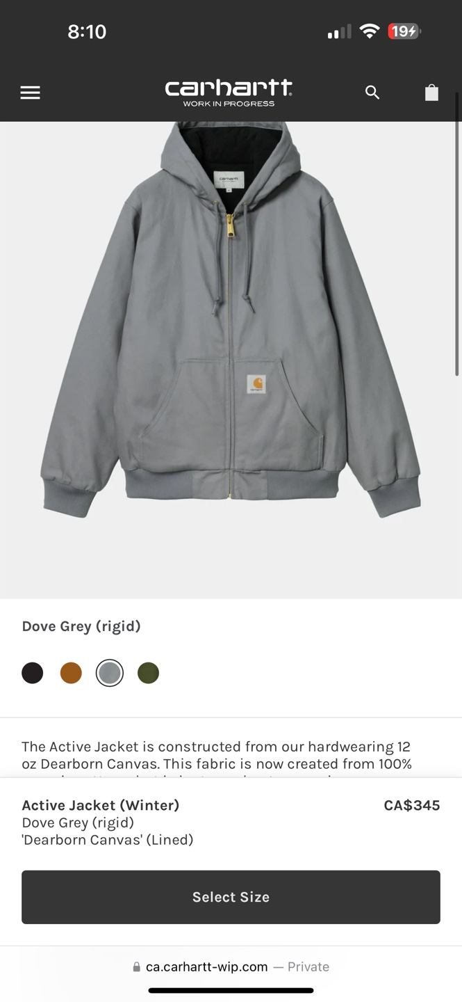 Carhartt Active Jacket -