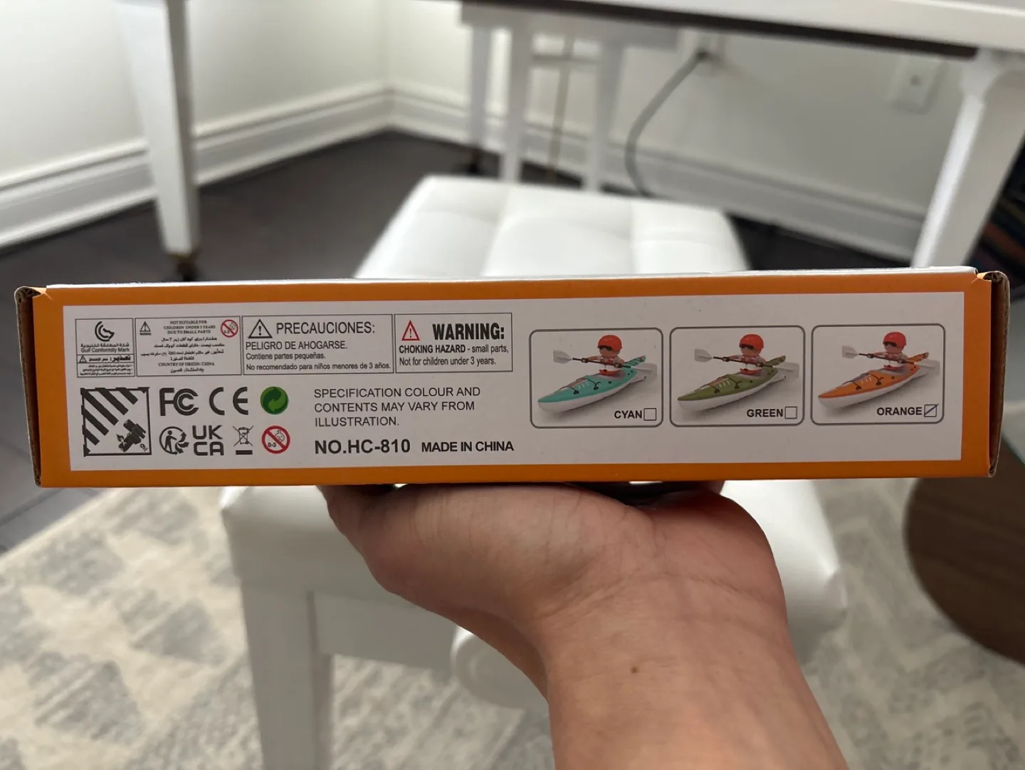 RC Kayak Toy Boat - Remote Control - New in Box image indicator(5)