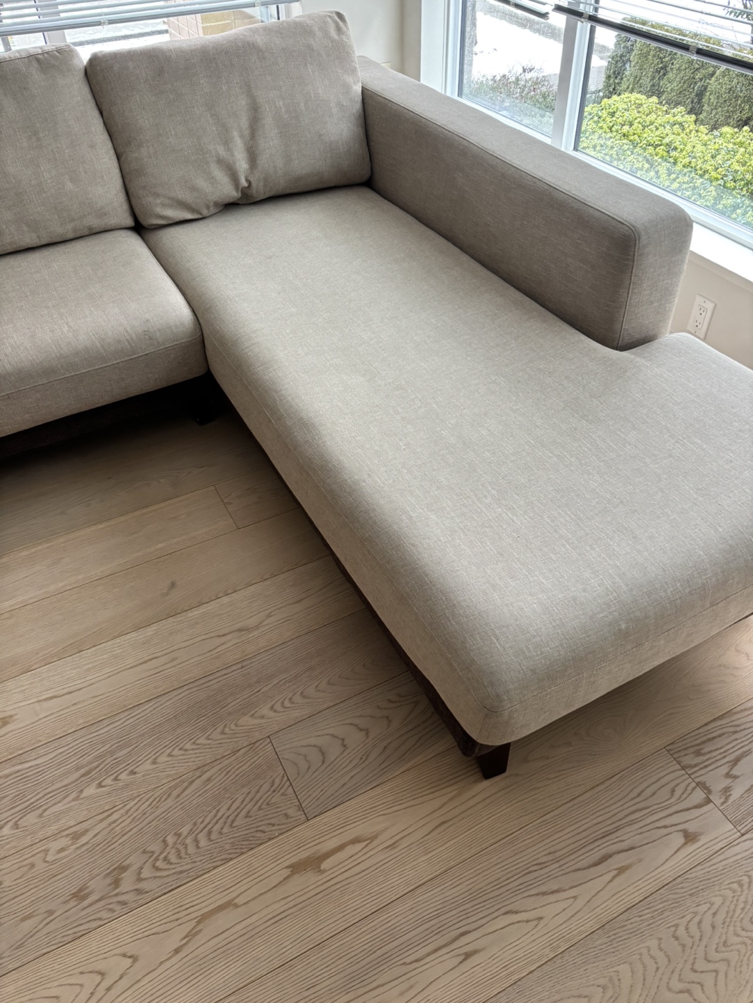 Beige Sectional Sofa - photo 2