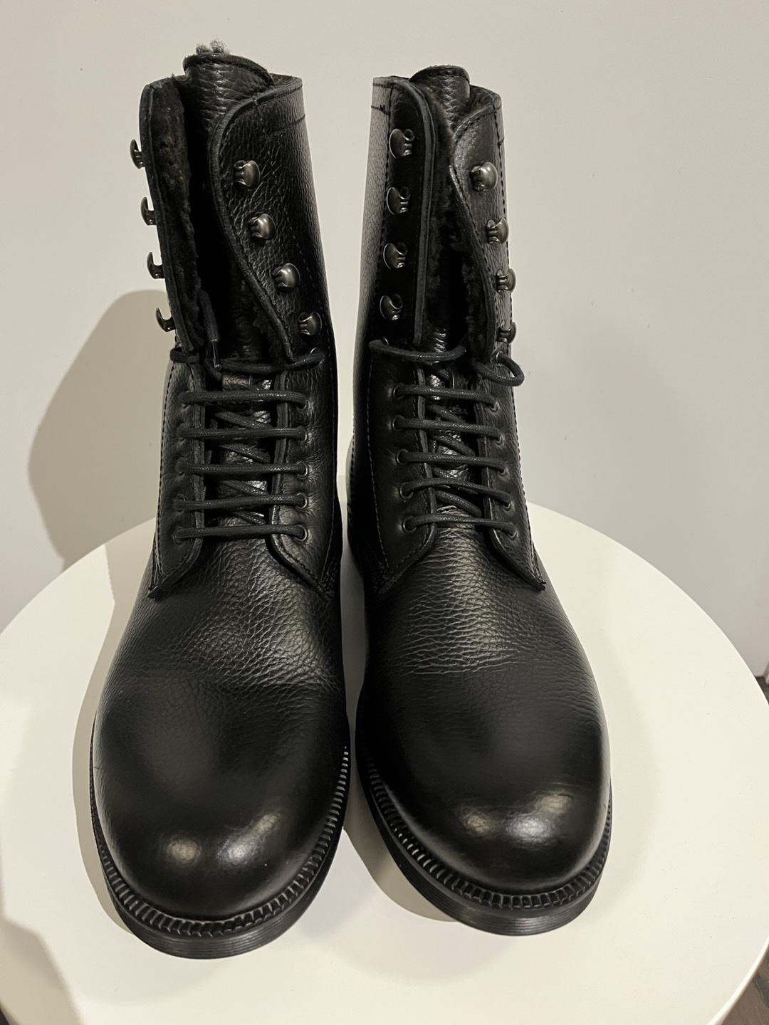 Aquatalia Black Leather Boots - Size 7