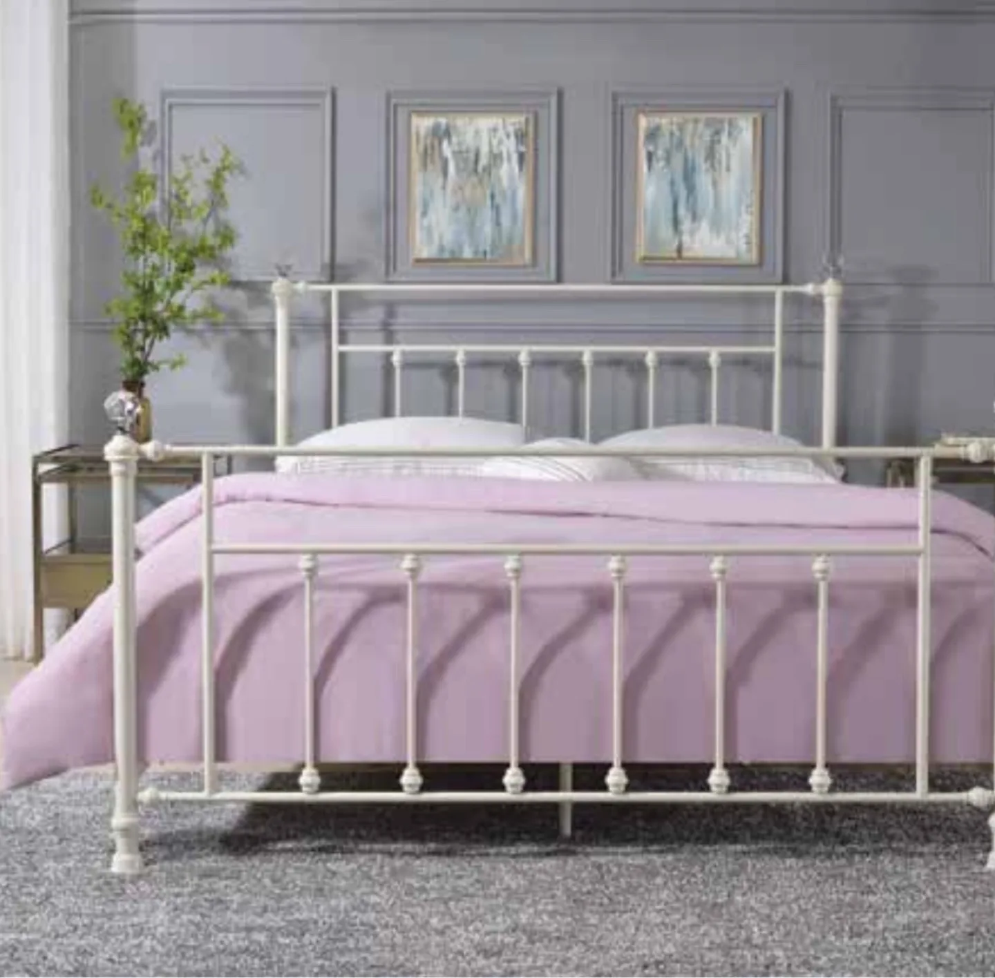 Brand new bed in queen choice of matel or wool image indicator(2)